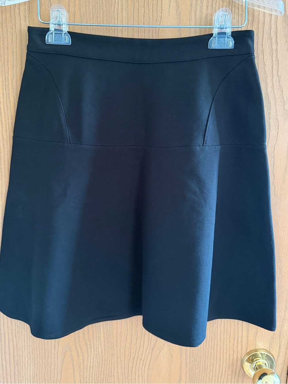 Brooks Brothers ‘346’ Classic Black A-Line Knee Length Skirt Women’s Size 2
